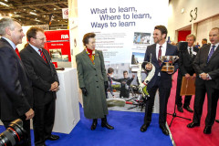 Yachtmaster of the year award. Presented to Rayner Holtorff by HRH Princess Anne