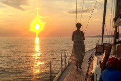 Sonnenuntergang-Dalmatien