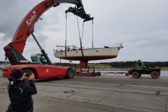 Diese Yacht haben wir im Oktober 2019 von Holland nach Greifswald begleitet.