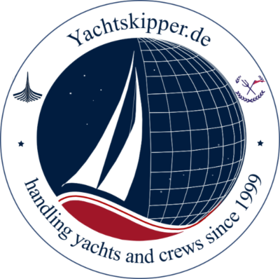 Yacht skeppare logotyp